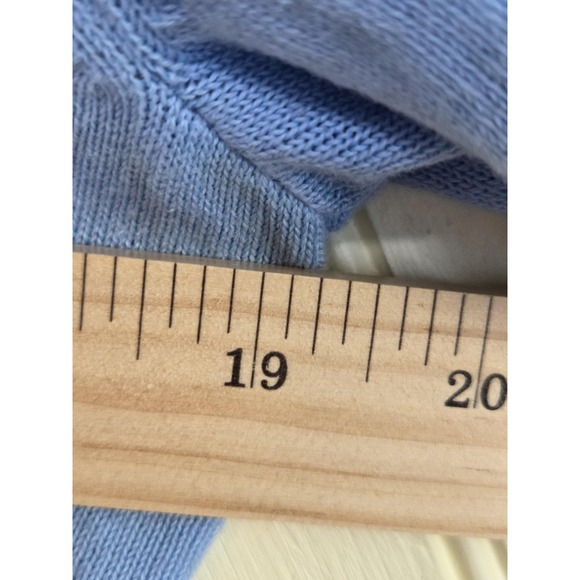 Vineyard Vines Sweater Womens XXS Blue Cotton V Neck Whale Logo‎ Pullover - Picture 8 of 9